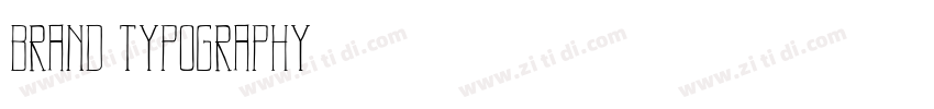 Brand Typography字体转换 Brand Typography字体转换
